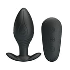 PRETTY LOVE - WIEDERAUFLADBARER VIBRATOR REGINA ANALPLUG SCHWARZ