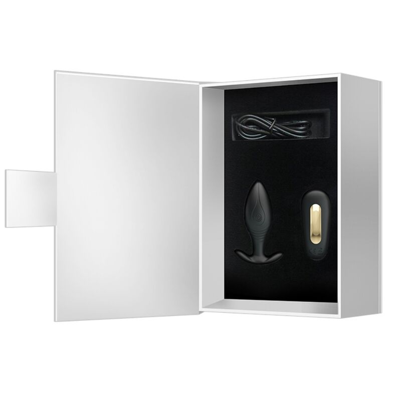PRETTY LOVE - WIEDERAUFLADBARER VIBRATOR REGINA ANALPLUG SCHWARZ