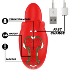 MIA - SELENA STIMULATEUR VIBRANT + TAPPING ROUGE