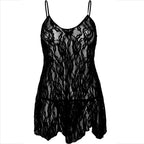 LEG AVENUE - CHEMISE DENTELLE FLEURIE