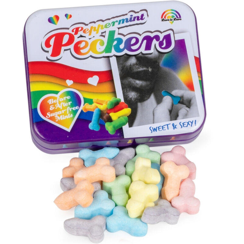 SPENCER & FLEETWOOD - PECKERS REGENBOGEN-MINZBONBONS