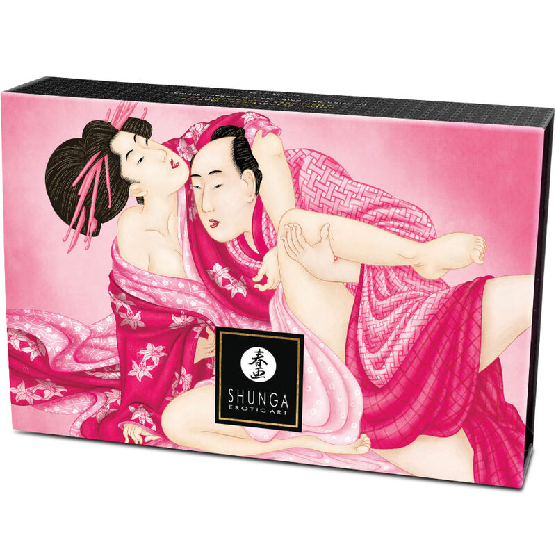 SHUNGA - ESSBARES MASSAGEPUDER-SET HIMBEERE
