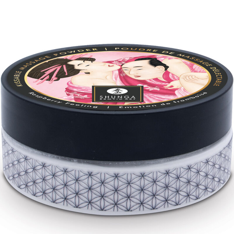 SHUNGA - ESSBARES MASSAGEPUDER-SET HIMBEERE