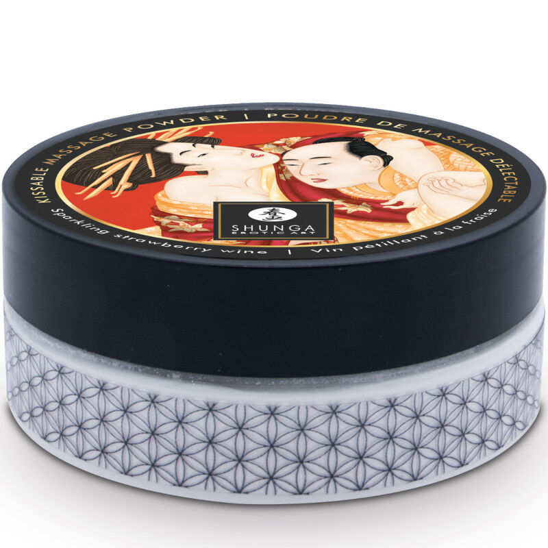 SHUNGA – ESSBARES ERDBEER-MASSAGEPUDER-KIT