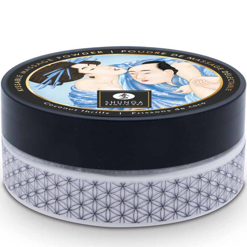 SHUNGA - ESSBARES MASSAGEPULVER-SET KOKOSNUSS