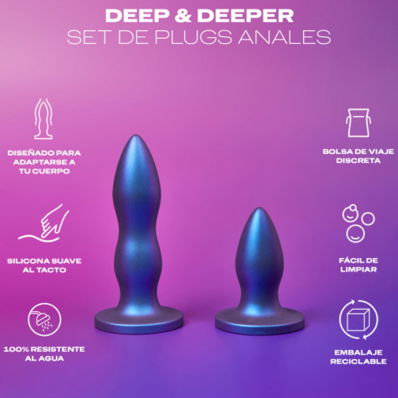 DUREX - TOY SET ANALPLUG DEEP & DEEPER