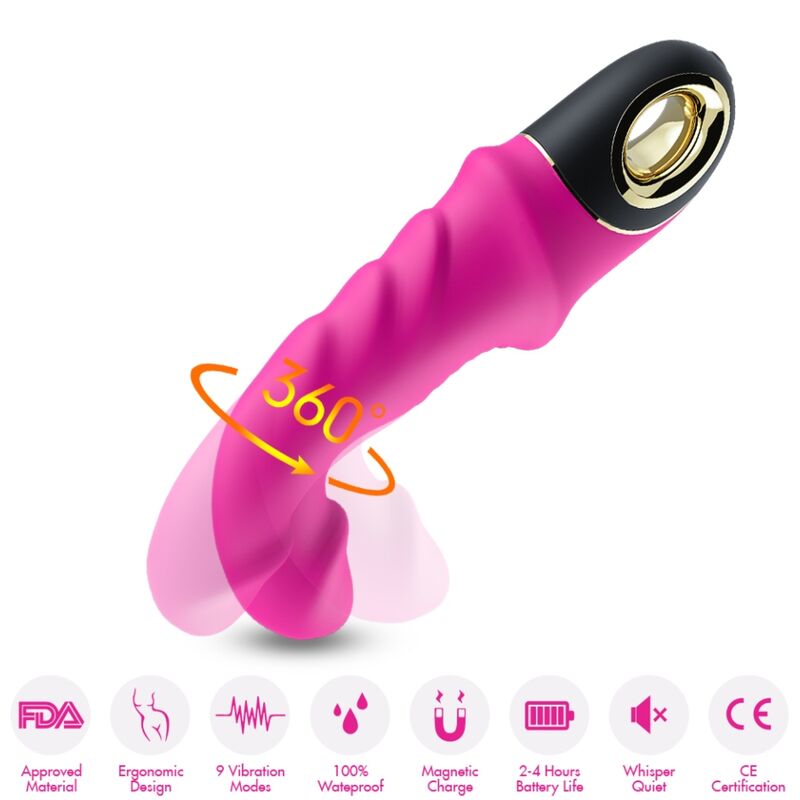 ARMONY - JOYBLADE VIBRATOR-ROTATOR FUSCHIA