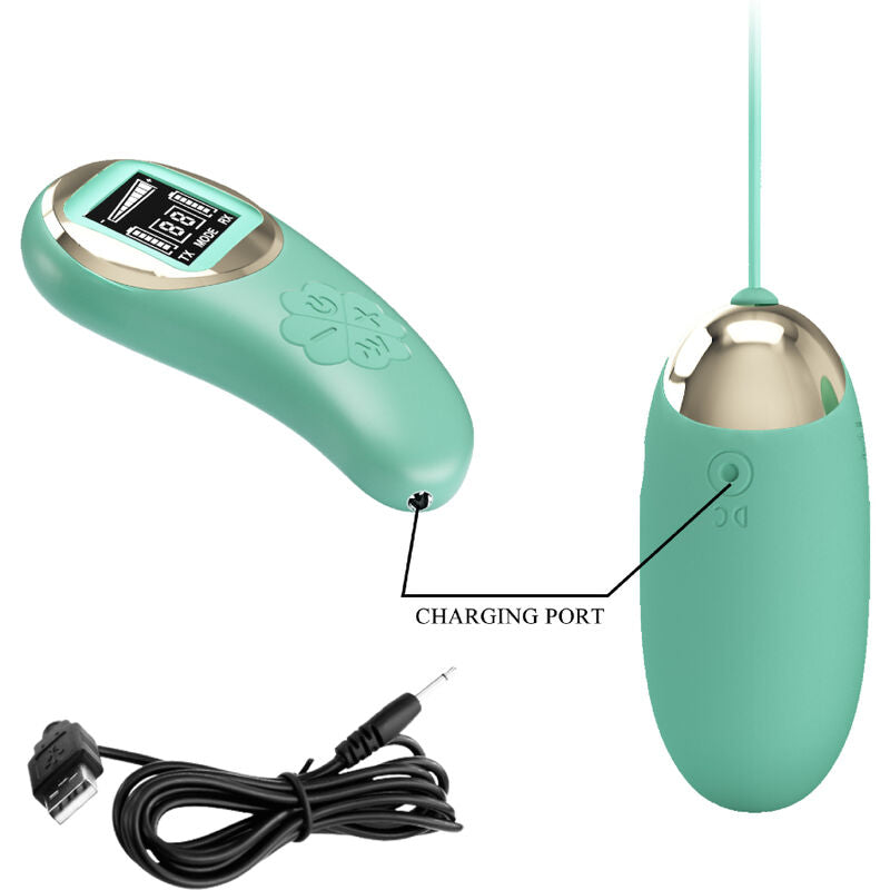 PRETTY LOVE - GRÜNE FERNGESTEUERTE VIBRATIONSEIER