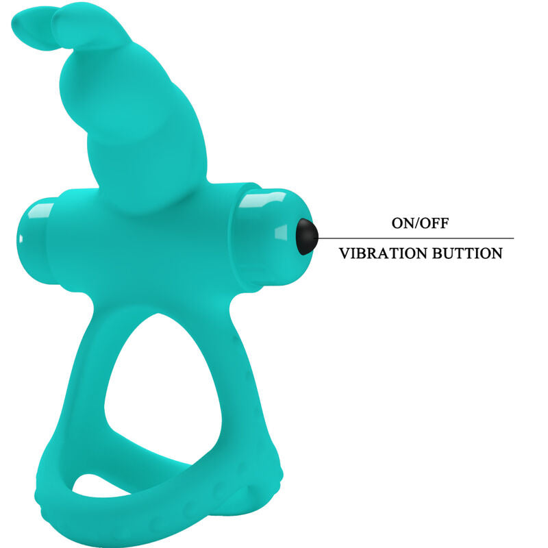 PRETTY LOVE - HASE-VIBRATORRING GRÜN FIGGY