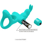PRETTY LOVE - HASE-VIBRATORRING GRÜN FIGGY