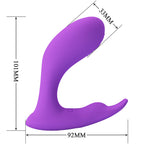 PRETTY LOVE - VIBRATIONS- UND PULSATIONSPRODUKT IDABELLE VIOLET MIT FERNBEDIENUNG
