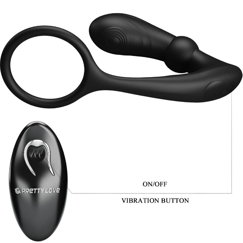 PRETTY LOVE - ANALRING UND VIBRATOR WARREN SCHWARZ