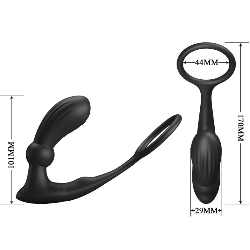 PRETTY LOVE - ANALRING UND VIBRATOR WARREN SCHWARZ