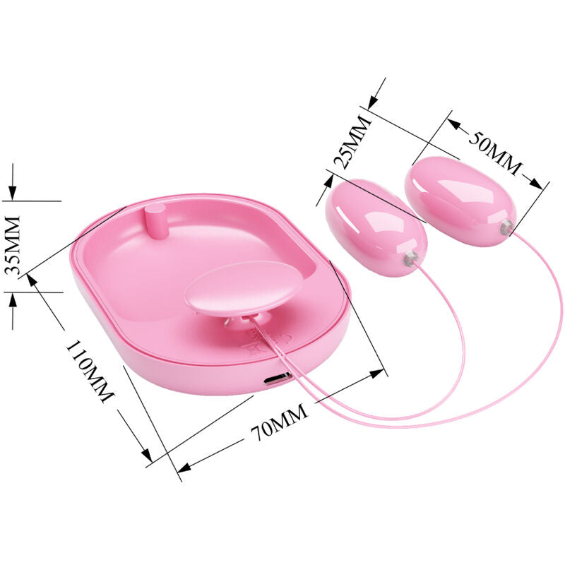 PRETTY LOVE - FUN BOX VIBRATIONSBALL ROSA