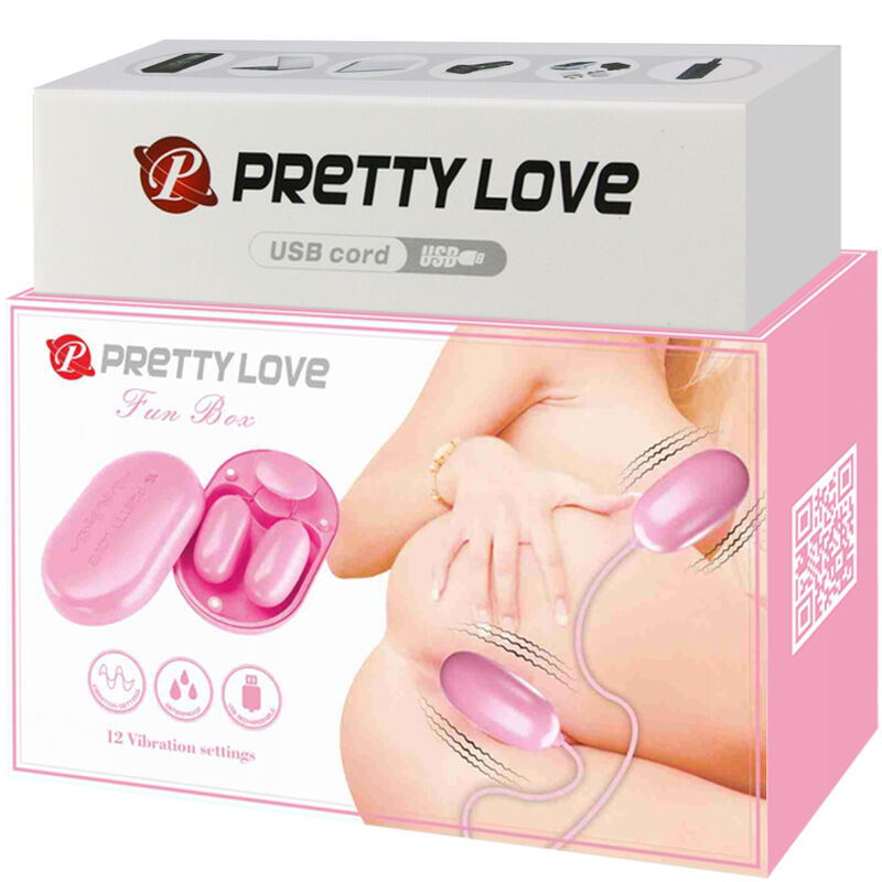 PRETTY LOVE - FUN BOX VIBRATIONSBALL ROSA