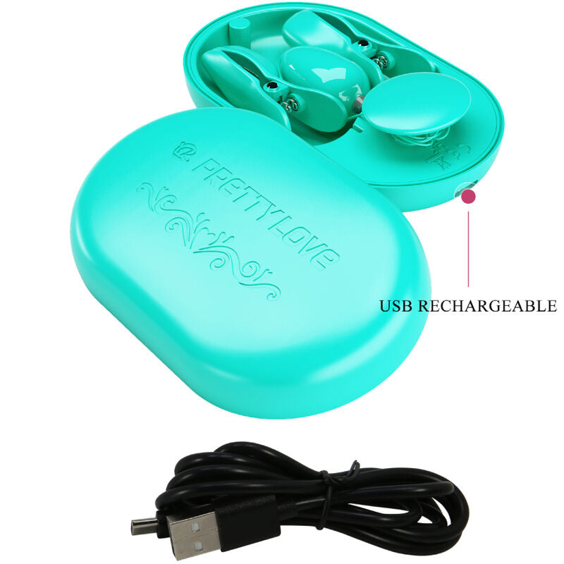 PRETTY LOVE – Überraschungsbox Elektrostimulationsklammer blau