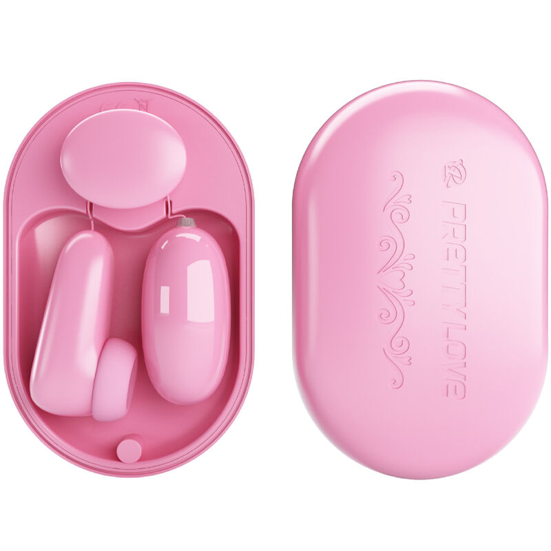 PRETTY LOVE - MAGIC BOX VIBRIERENDE KUGEL & STIMULATOR ROSA