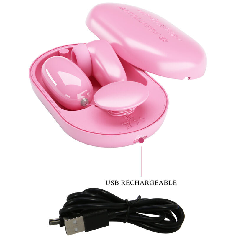 PRETTY LOVE - MAGIC BOX VIBRIERENDE KUGEL & STIMULATOR ROSA