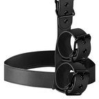 FETISCH SUBMISSIVE BONDAGE - HALSKETTE UND HANDSCHELLEN SET