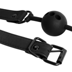 FETISH SUBMISSIVE BONDAGE - ATMUNGSAKTIVER SILIKONKUGELKNEBEL