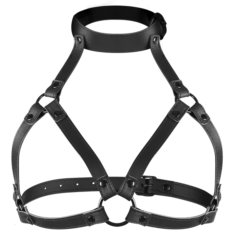 FETISCH UNTERWURF BONDAGE – VERSTELLBARES BRUSTGESCHIRR