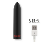 ONINDER - BERLIN KUGELVIBRATOR SCHWARZ 9 MODI 8,5 X 2 CM - KOSTENLOSE APP