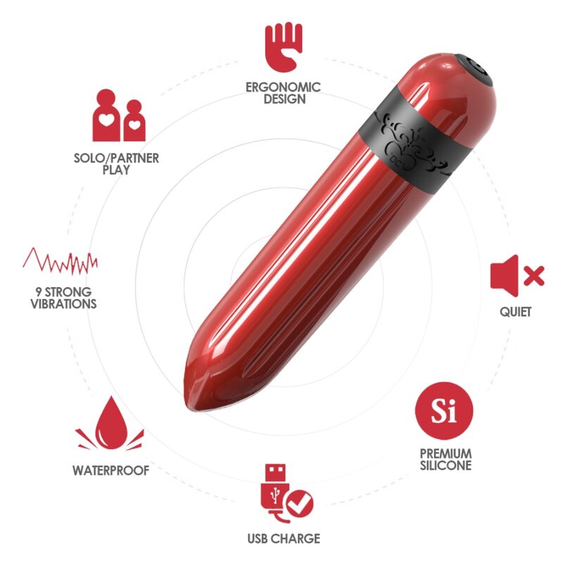 ARMONY - RAKETENVIBRATOR BULLET FERNGESTEUERT FUCHSIA