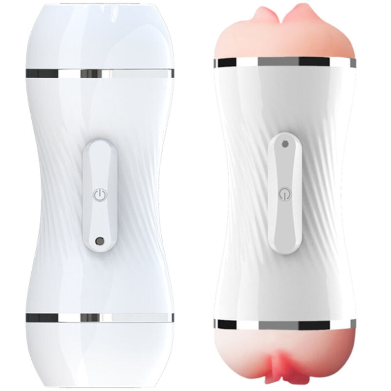 ARMONY - DOPPEL-VIBRATOR FÜR VAGINA UND MUND WEISS