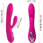 ARMONY - FLEXIBLER VIBRATOR & STIMULATOR MIT WÄRME-EFFEKT FUCHSIA