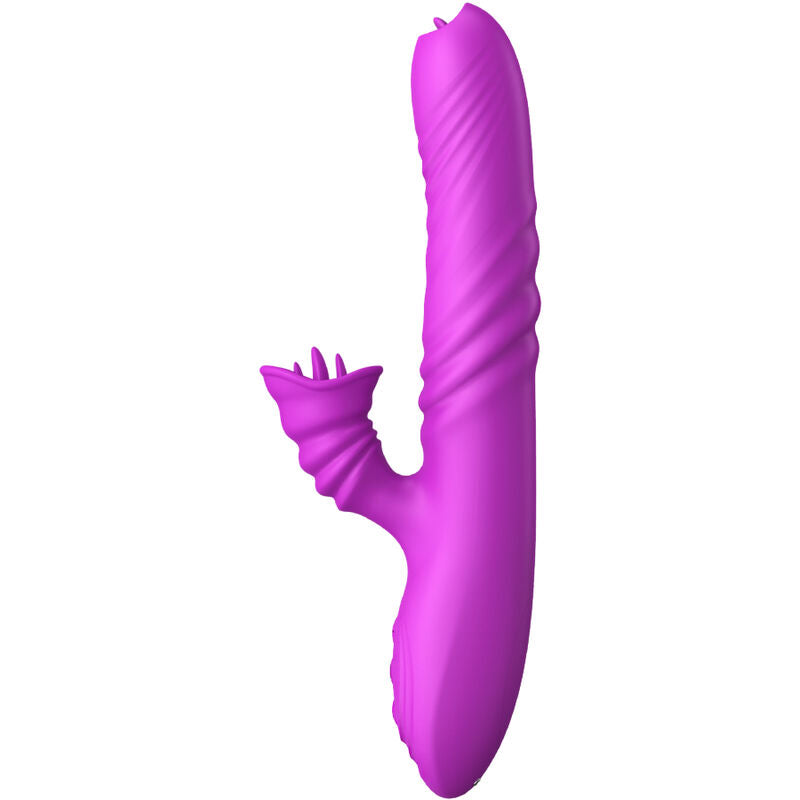 ARMONY - MULTIFUNKTIONSVIBRATOR ANGELIA ZWEIZUNGEN-WÄRMEFFEKT VIOLETT