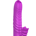 ARMONY - MULTIFUNKTIONSVIBRATOR ANGELIA ZWEIZUNGEN-WÄRMEFFEKT VIOLETT