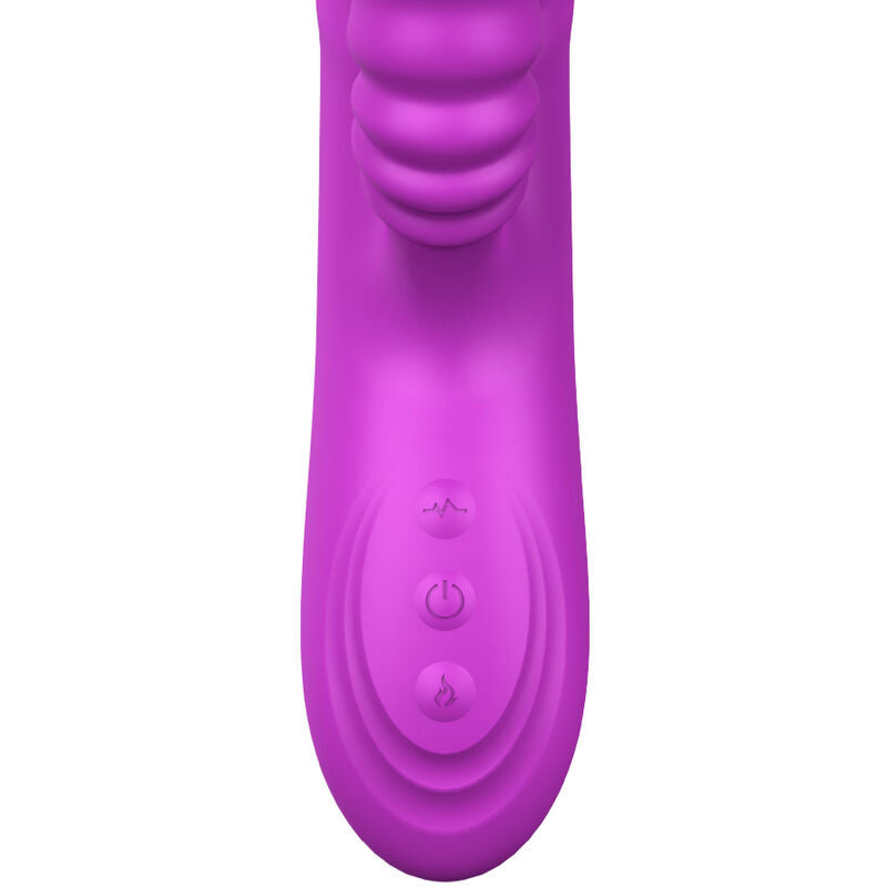 ARMONY - MULTIFUNKTIONSVIBRATOR ANGELIA ZWEIZUNGEN-WÄRMEFFEKT VIOLETT