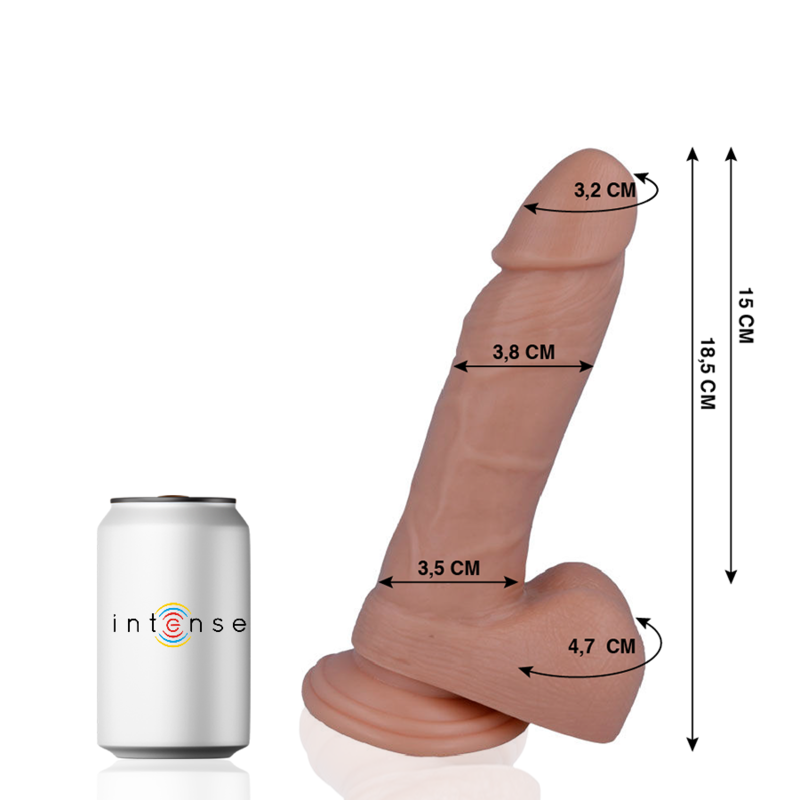 MR INTENSE - 14 REALISTISCHE PENIS 18,5 CM -O- 3,8 CM