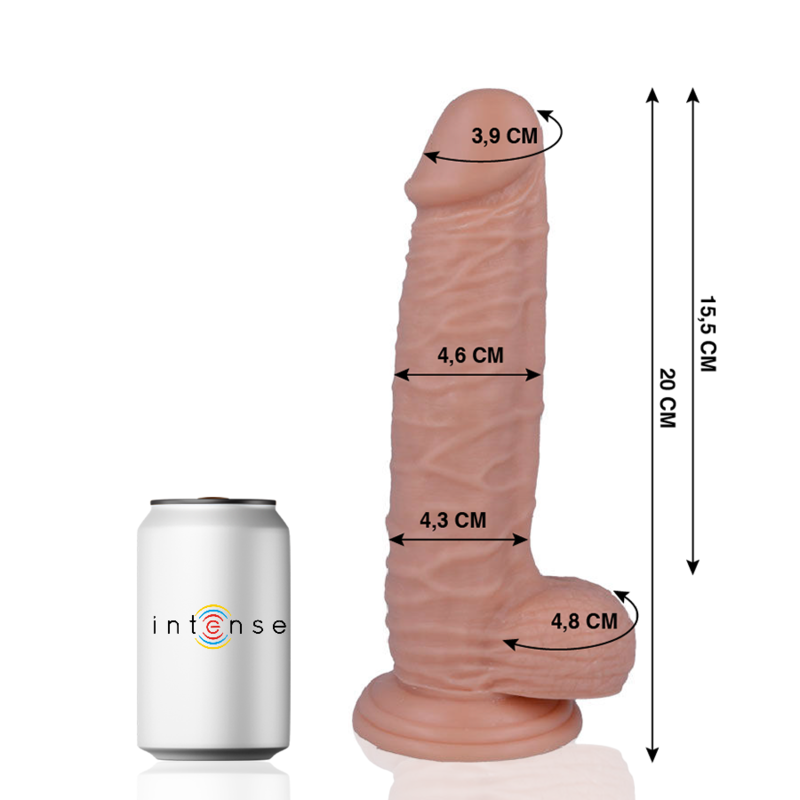 MR INTENSE – 20 REALISTISCHE PENISSE 20 CM – Ø 4,6 CM