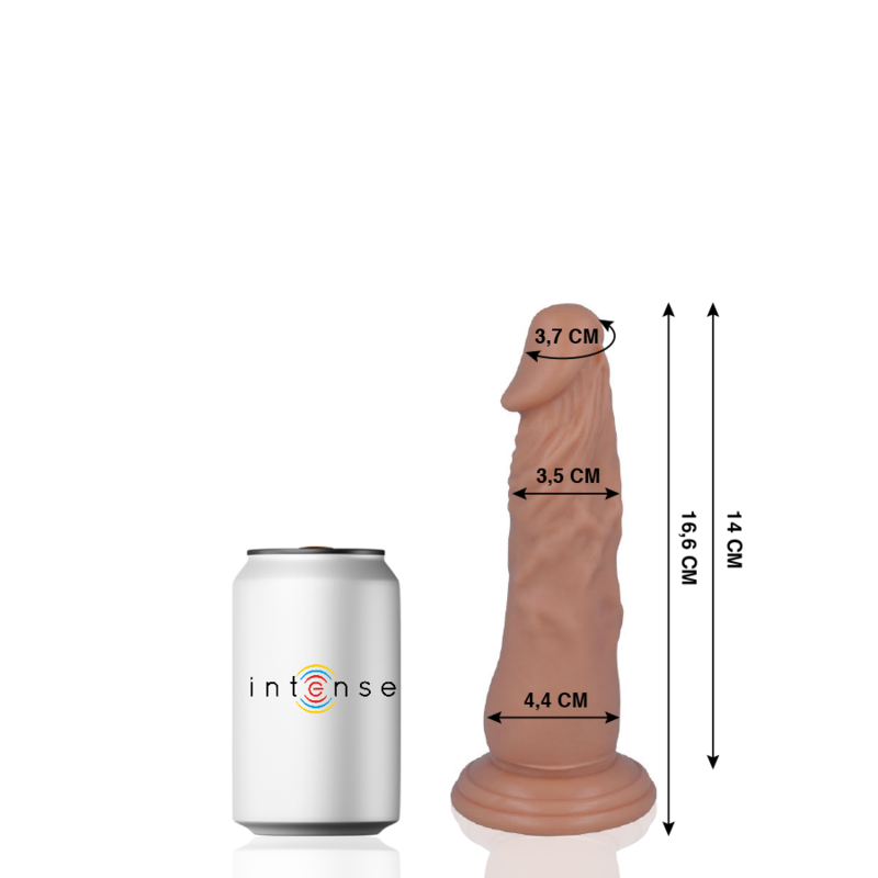 MR INTENSE - 6 REALISTISCHE PENIS 16.6 CM -O- 4.4 CM