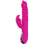 ARMONY – RABBIT-MULTIFUNKTIONsvibrator mit doppelter Zunge, Wärmefunktion, FUCHSIA