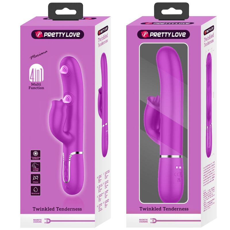 PRETTY LOVE - LECH-HASE-VIBRATOR FUCHSIA