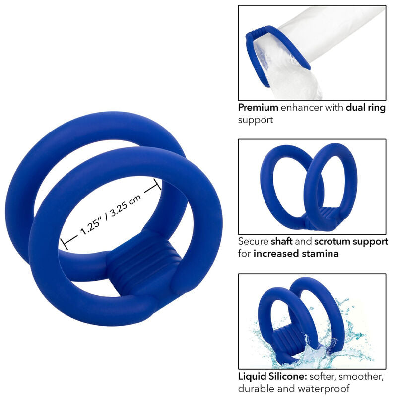 CALEXOTICS - ADMIRAL CAGE DOUBLE COCK BLAU
