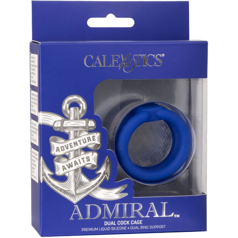 CALEXOTICS - ADMIRAL CAGE DOUBLE COCK BLAU