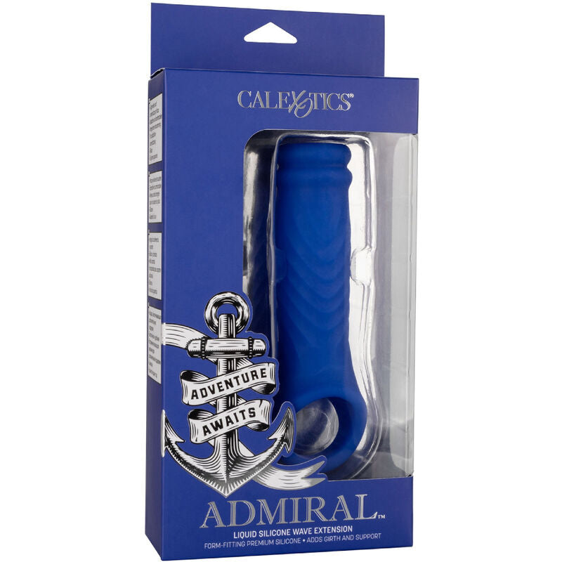 CALEXOTICS - ADMIRAL PENIS TOPPER WELLE FLÜSSIGSILIKON BLAU
