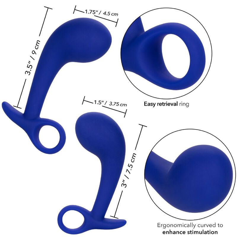 CALEXOTICS - ADMIRAL SET 2 ANALPLUGS BLAU