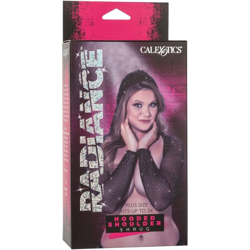 CALEXOTICS - RADIANCE SUGAR PLUM ACHSELFREI KAPUZEN-HOODIE RHIN PLUS SIZE