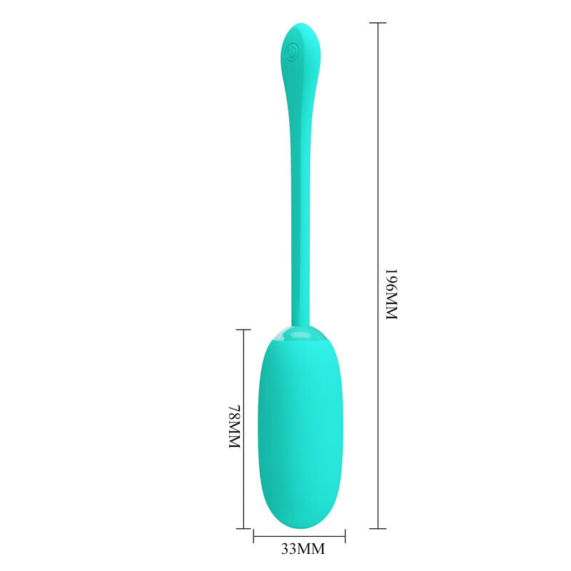 PRETTY LOVE - JULIUS WASSERDICHTER, WIEDERAUFLADBARER VIBRATOR AQUA GRÜN