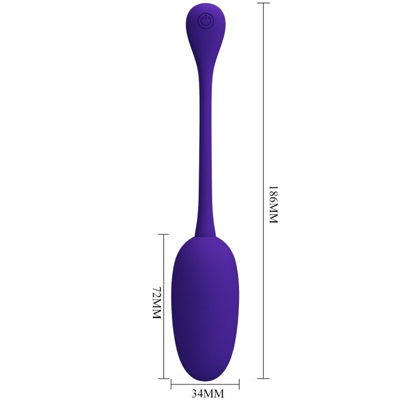 PRETTY LOVE - WIEDERAUFLADBARES VIBRIERENDES EI KNUCKER VIOLETT