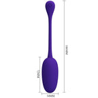 PRETTY LOVE - WIEDERAUFLADBARES VIBRIERENDES EI KNUCKER VIOLETT