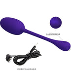 PRETTY LOVE - WIEDERAUFLADBARES VIBRIERENDES EI KNUCKER VIOLETT