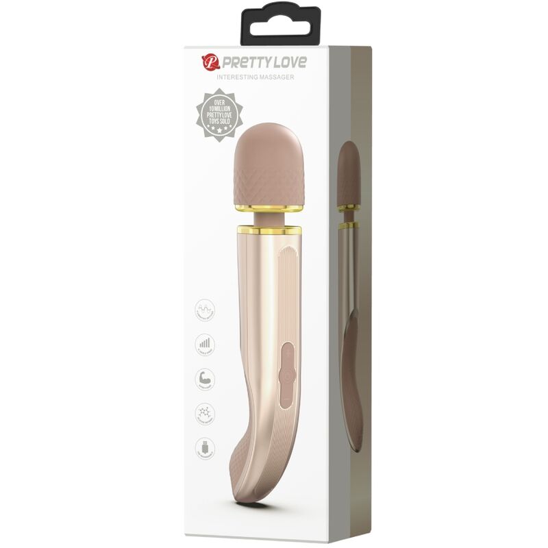PRETTY LOVE - MASSAGEGERÄT 7 VIBRATIONSMODI CHAMPAGNER