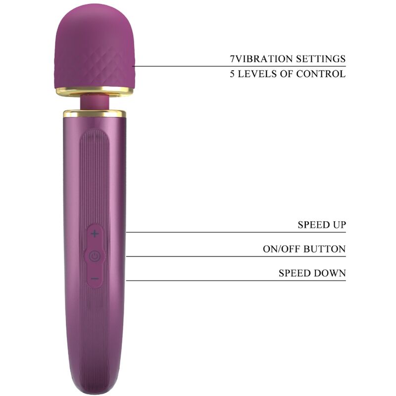 PRETTY LOVE - MASSAGEGERÄT 7 VIBRATIONSMODI VIOLETT