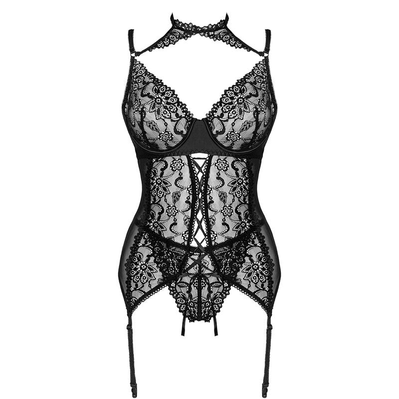 LIVCO CORSETTI FASHION - KOLLEKTION GIELLANDRA FÜR DIE SINNE KORSETT + SLIP SCHWARZ