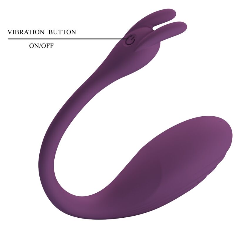 PRETTY LOVE - FERNBEDIENUNG CATALINA VIBRATOR APP VIOLETT